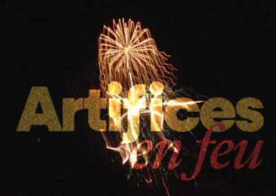 Artifices en feu